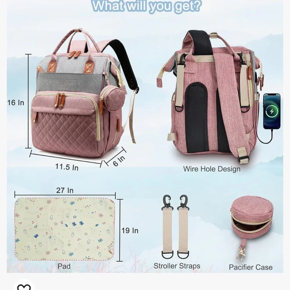 Backpack Diaper Bag - Picture 6 of 6